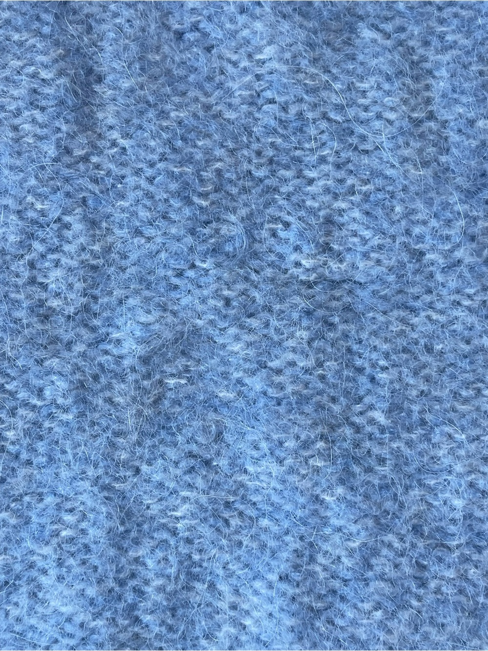 COS *WOOL/ALPACA* Sky Light Baby Blue Short Sleeve Knit Cardigan Sweater XSMALL - Picture 12 of 14